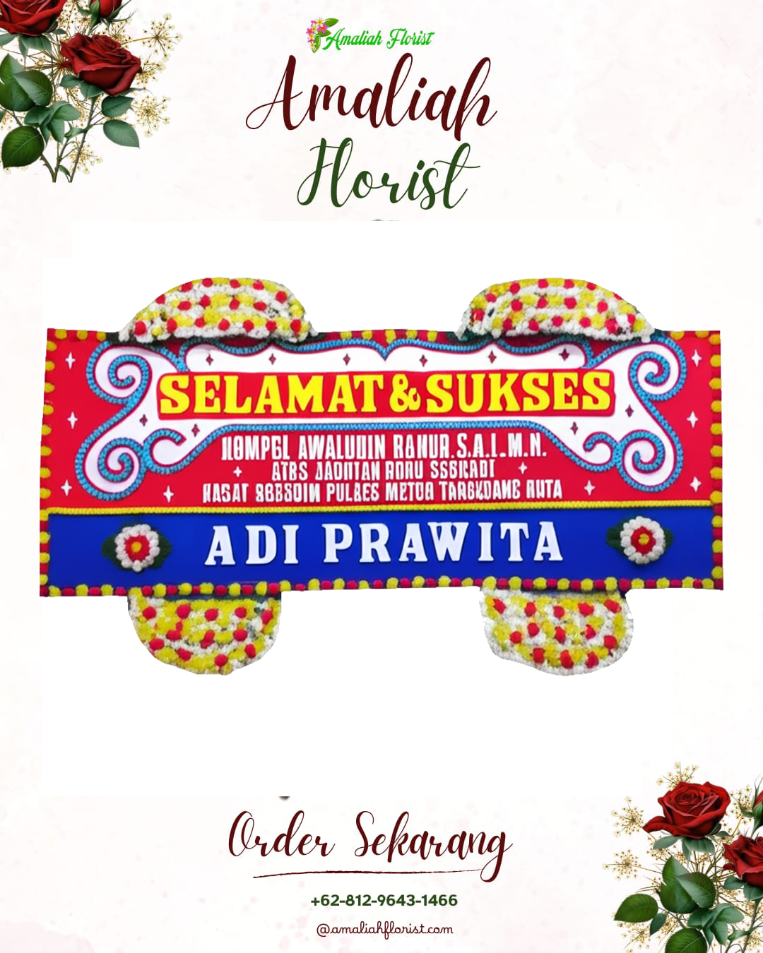 Papan Bunga Ucapan Selamat Cimanggu