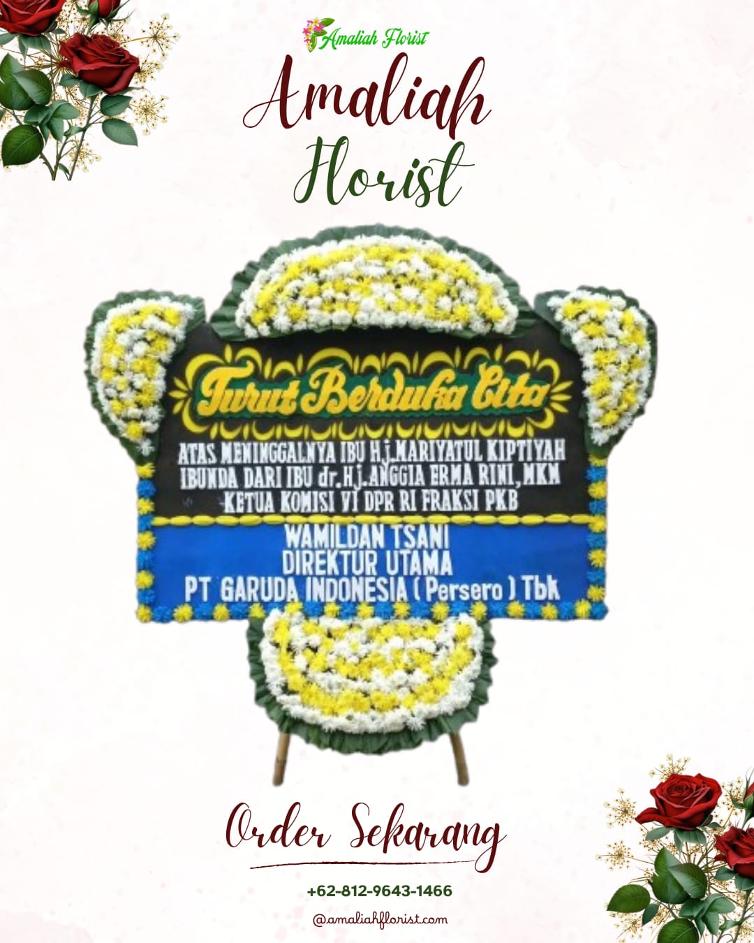 Papan Bunga Duka Cimanggu
